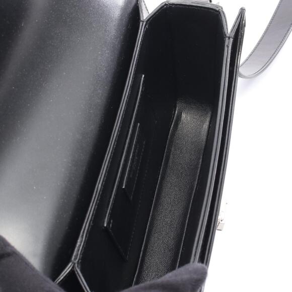 Saint Laurent Paris Solferino Satchel Shoulder Bag Black Leather - Picture 3 of 4